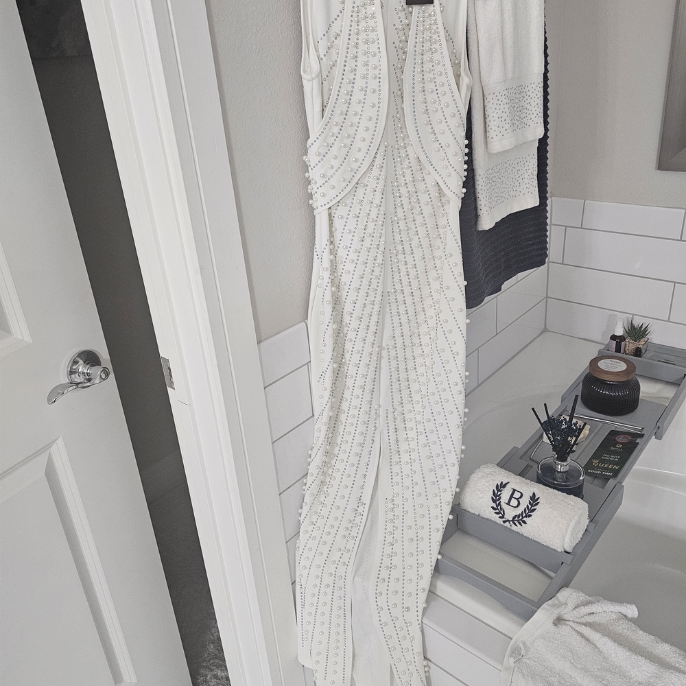 Fashion Nova White Maxi Dress